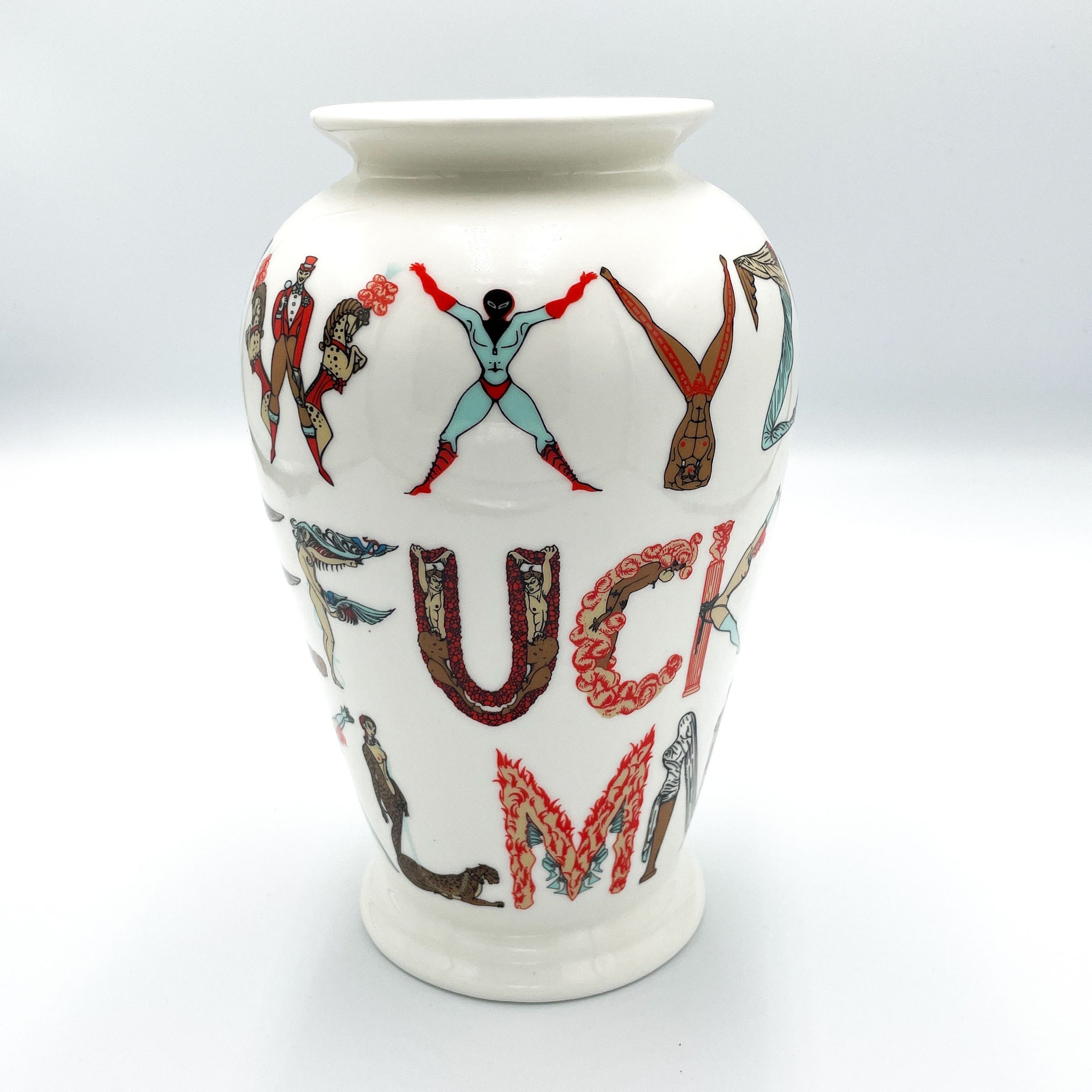 F**k You Alphabet Vase