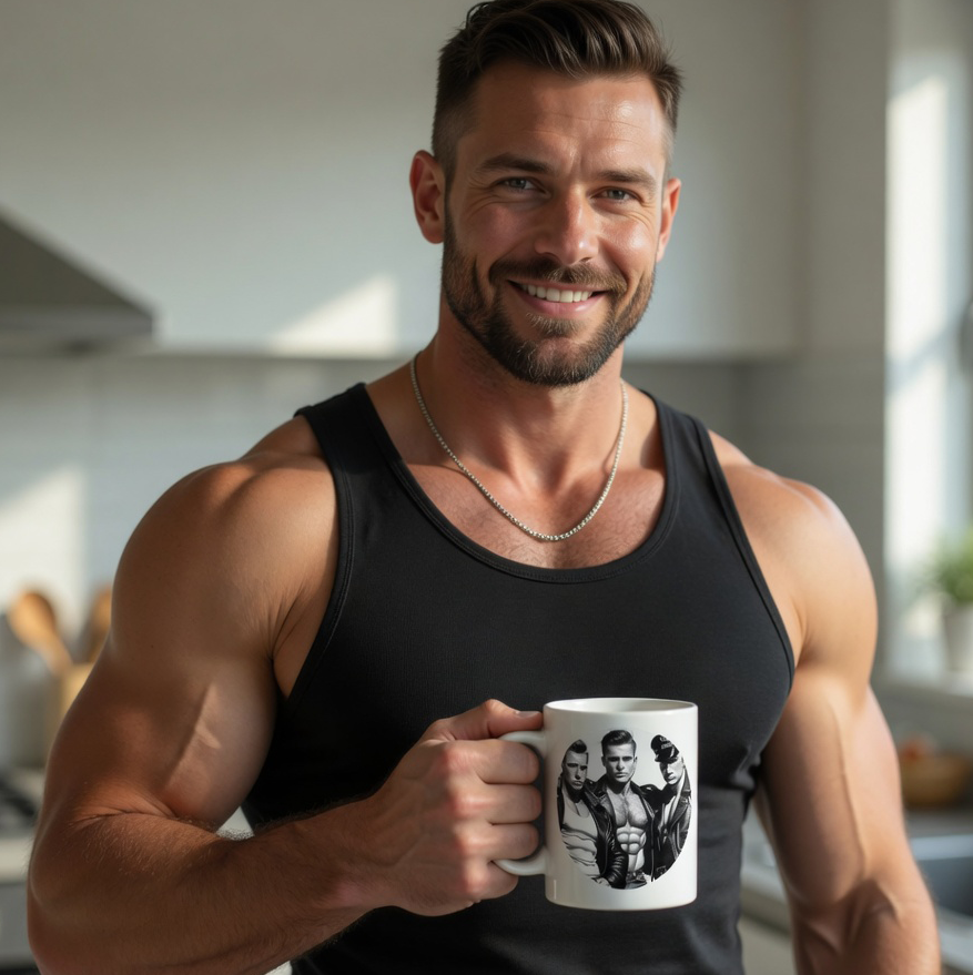 Strong gay men's mug