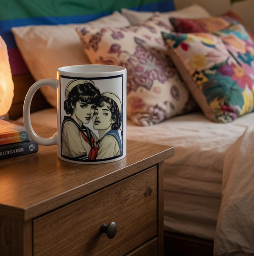 Gay Female couple mug
