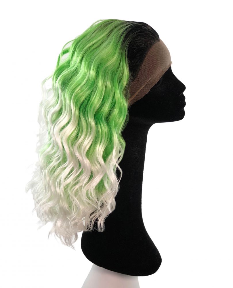 Wicked Green Ombre Lace Front Wig
