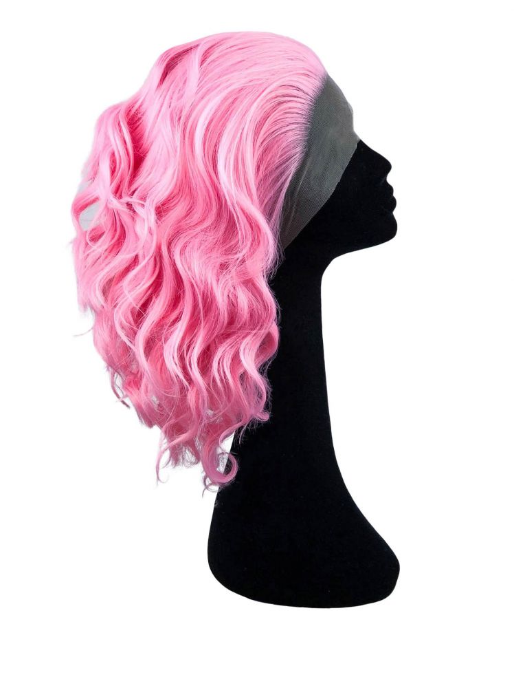 Bubblegum Pink  Lace Front Wig