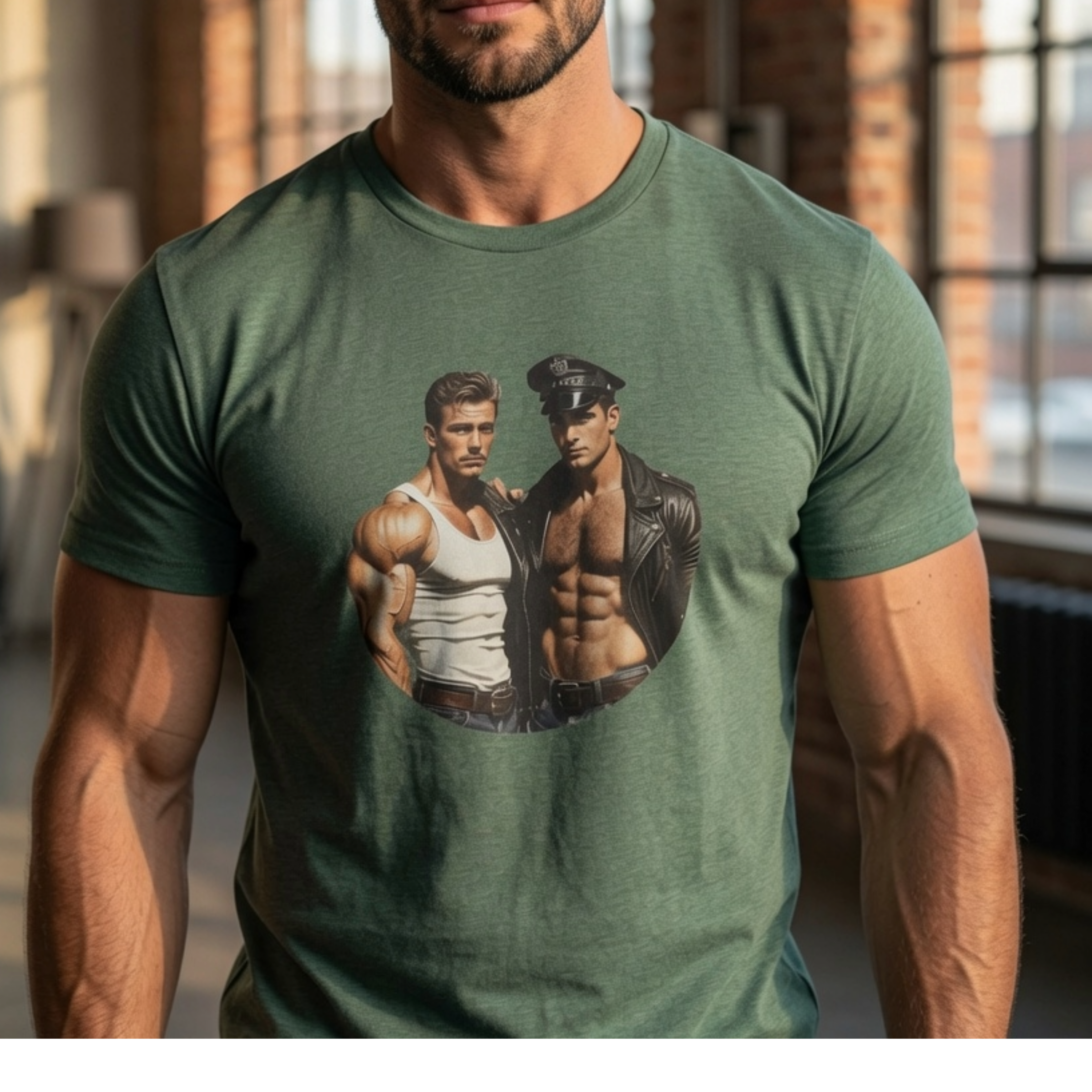 Two strong guys, t-shirt