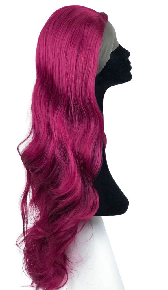 Plum Lace Front Wig