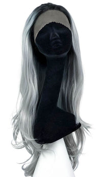 Smokey Grey Ombre Lace Front Wig