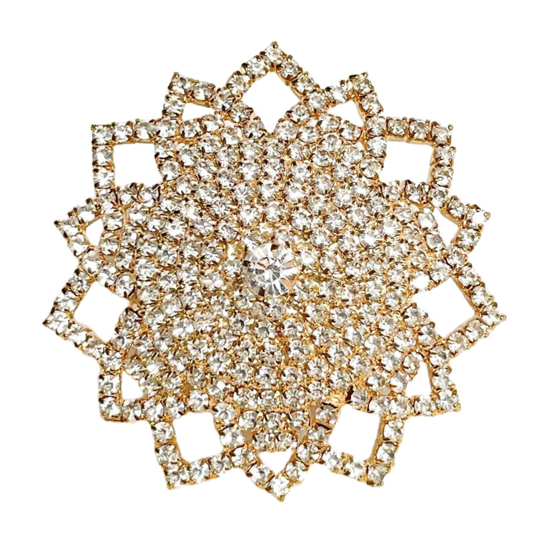 Crystal and Gold Ring