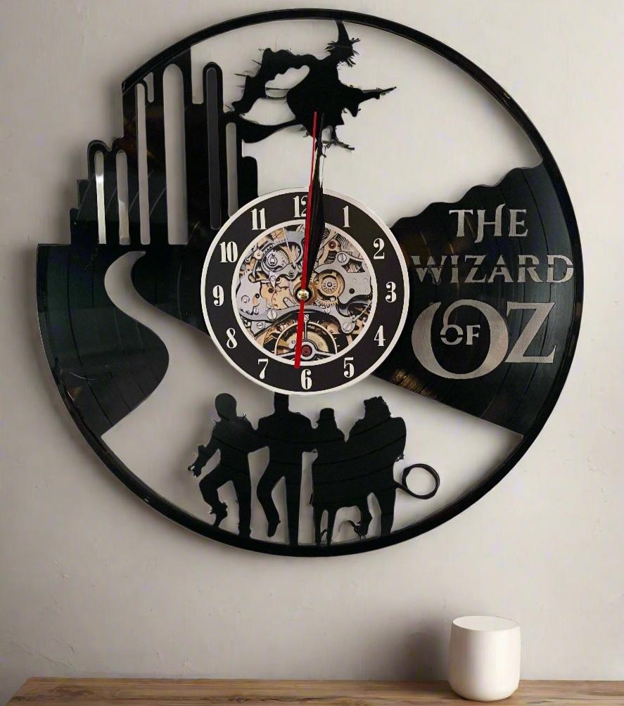 Wizard of Oz Vinyl Record Clock