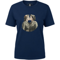 Lesbian army couple t-shirt