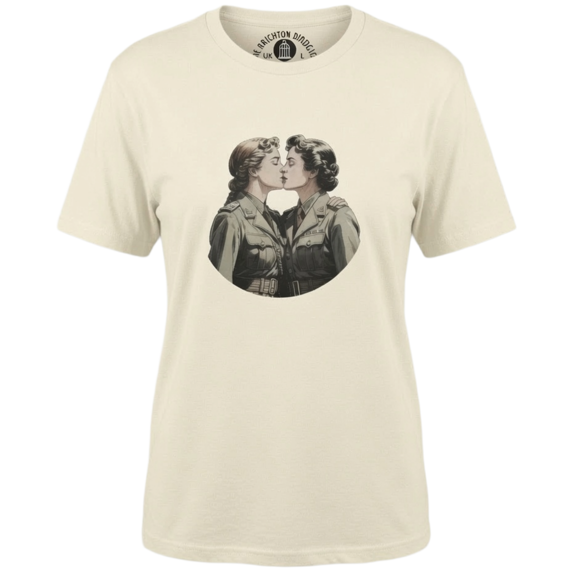 Lesbian army couple t-shirt