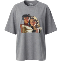 Young lesbian couple, T-shirt