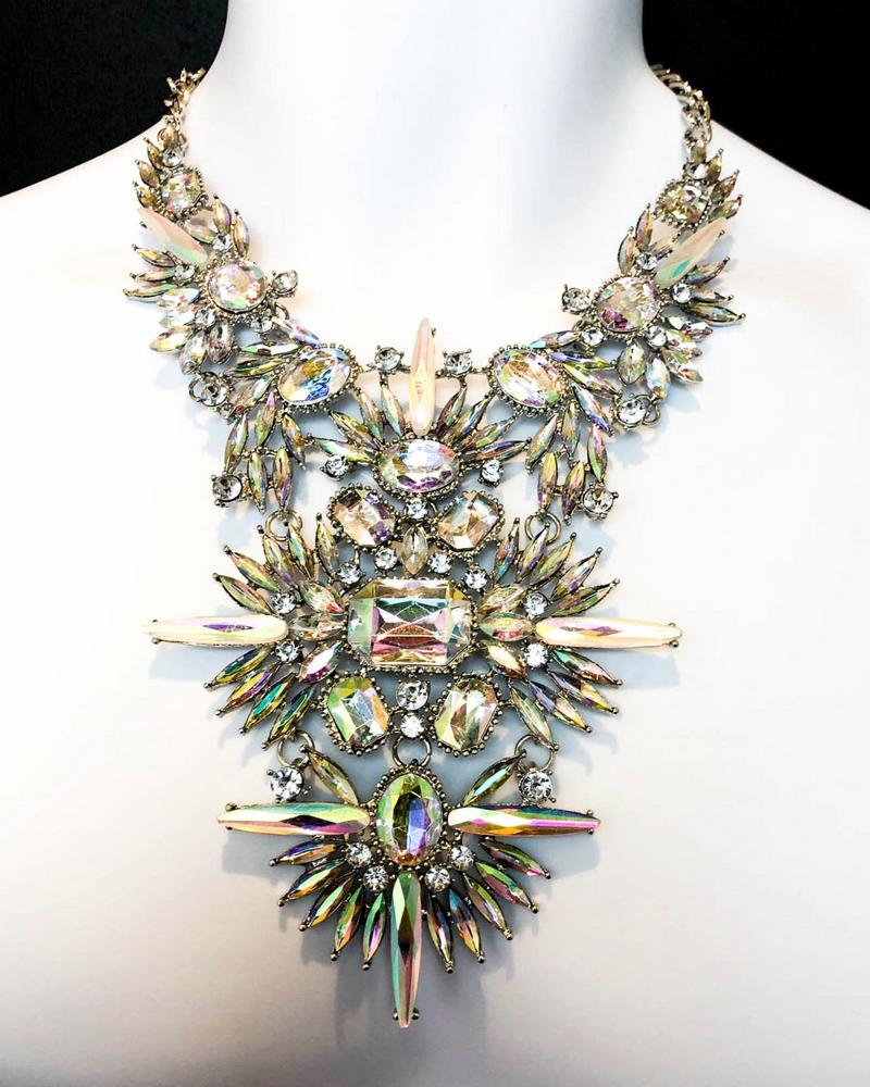 A/B Spiky Crystal Necklace
