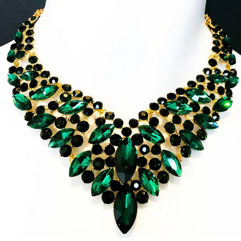 Green Crystal Necklace