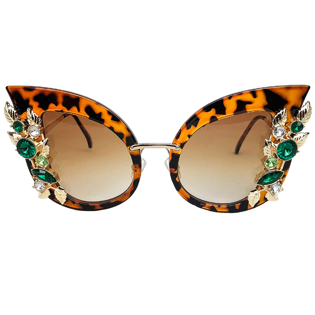 Tortoiseshell Jewelled Shades