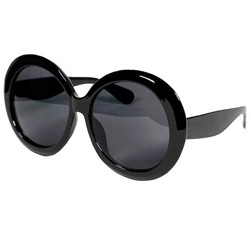 Large Black Round Shades