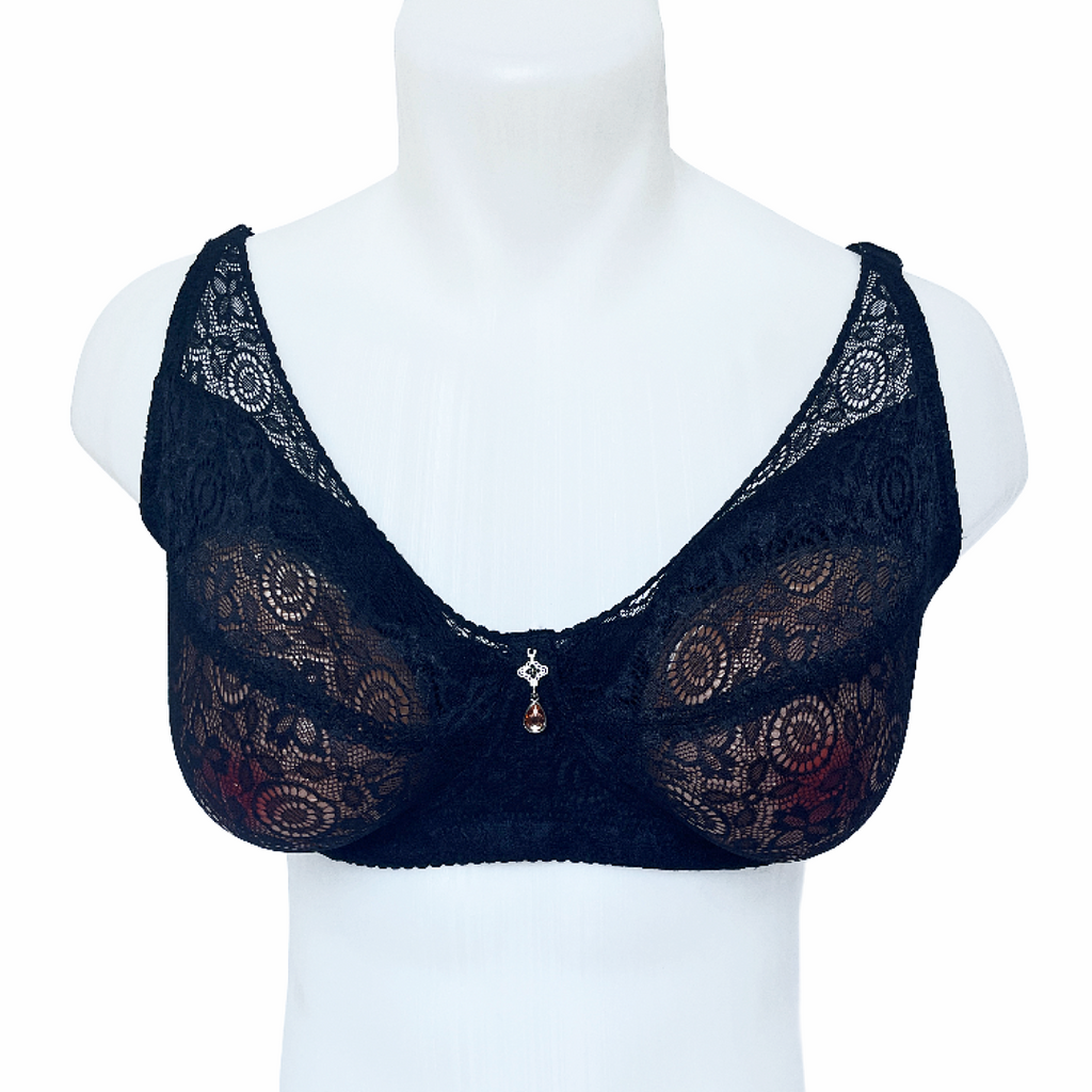Black Wired Pocket Bra – The Brighton Birdcage
