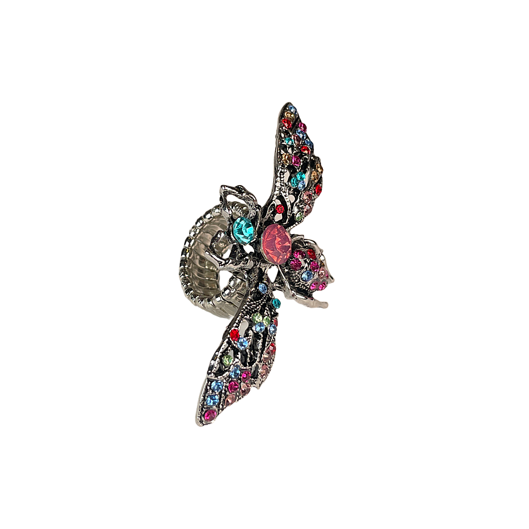 Bee Crystal Ring