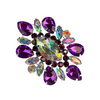 Purple and A/B Crystal Ring