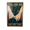 Lesbian Couple Tin Sign