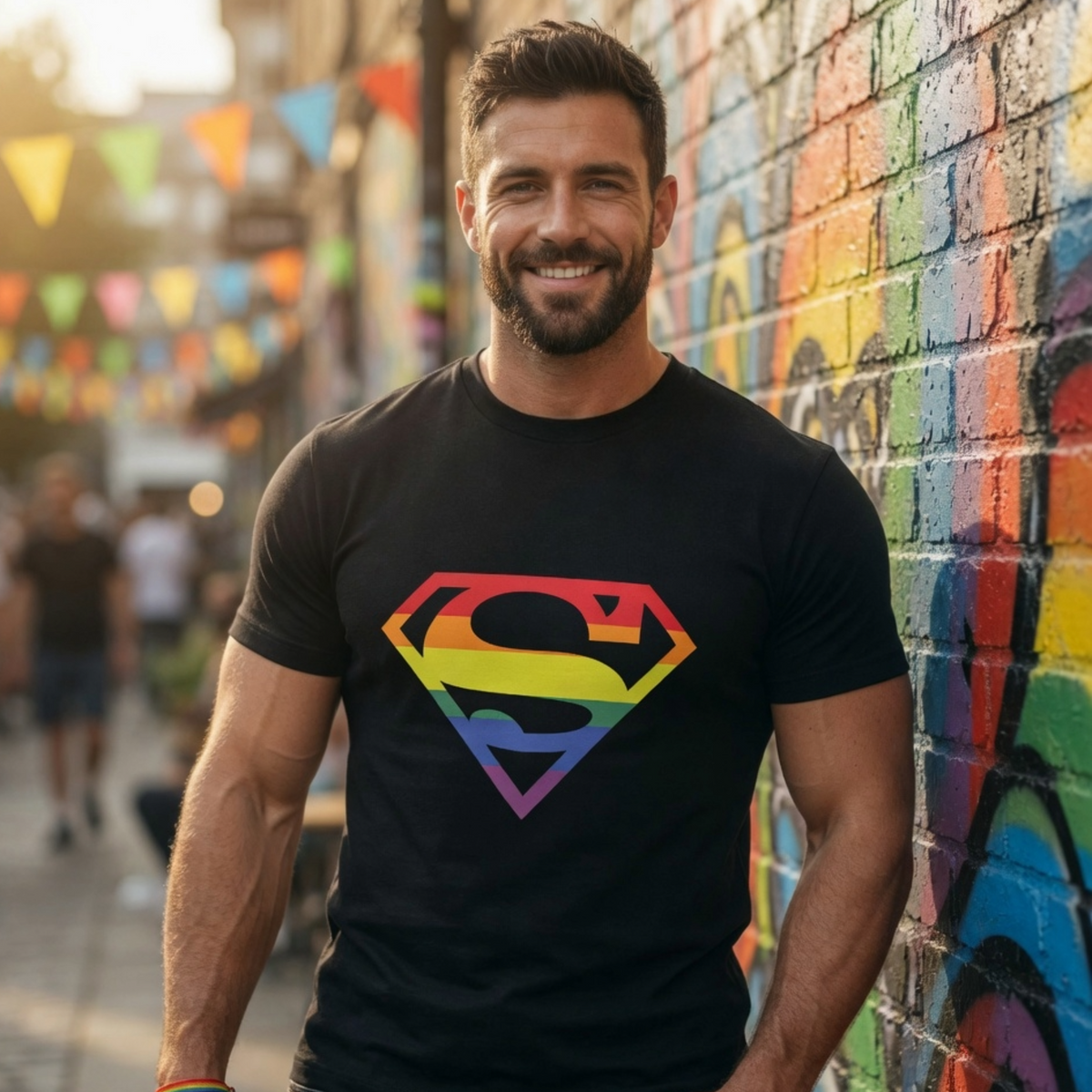 Superman Gay Pride T-Shirt