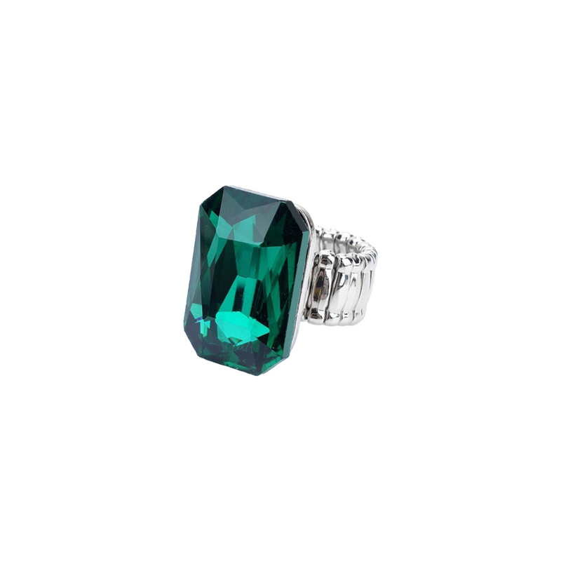 Green Crystal Ring