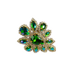 Green and Blue Crystal Ring