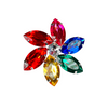 Multicoloured Crystal Ring