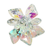Glass Shape Flower Ring