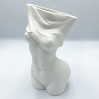 Female Torso Ceramic Vase