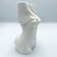 Female Torso Ceramic Vase