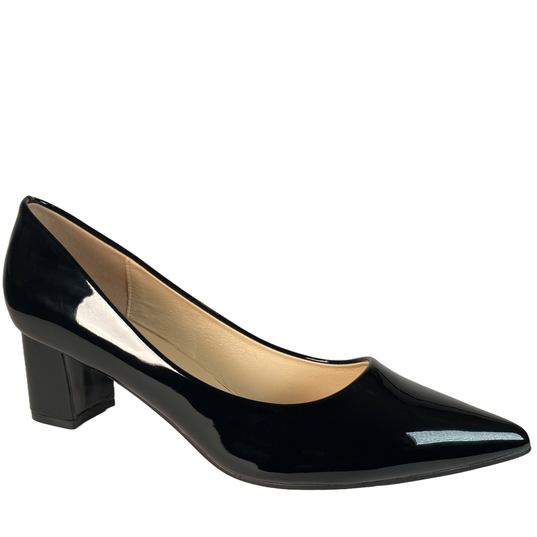 Black patent kitten heels shop