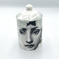 Female Face Candle Jar