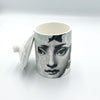 Female Face Candle Jar