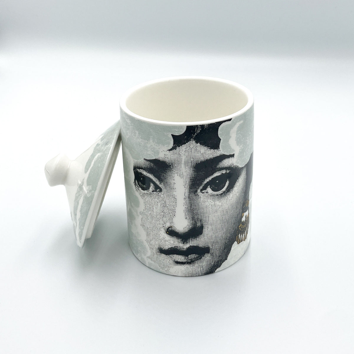 Female Face Candle Jar