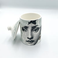 Female Face Candle Jar