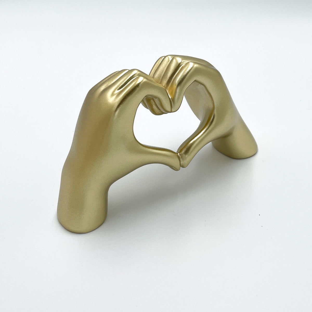 Hands Heart Resin Statue