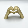 Hands Heart Resin Statue