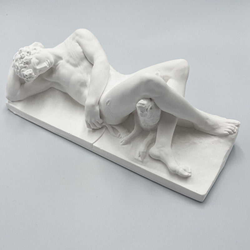 Male Nude Plaster Figure