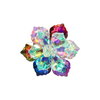 Multicoloured and Clear Glass Flower Ring