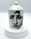 Female Face Candle Jar