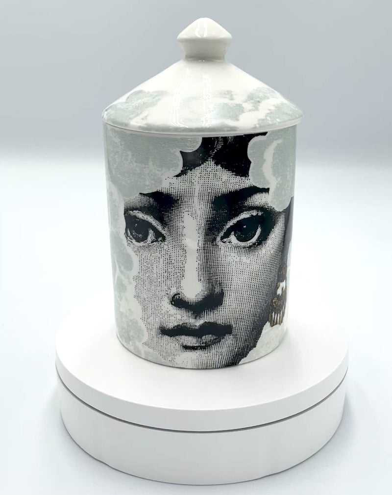Female Face Candle Jar